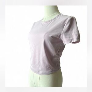 NWT |Greyson| Venus Short Sleeve Crop Top Polo Womens Small Sunrise Lilac